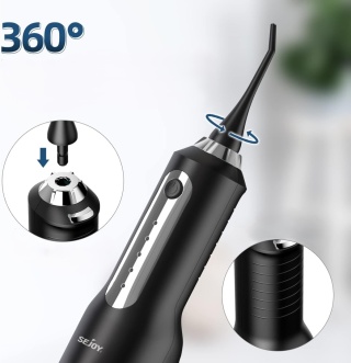 BEZPRZEWODOWY IRYGATOR DO JAMY USTNEJ ELEKTRYCZNY WODOODPORNY 270 ML