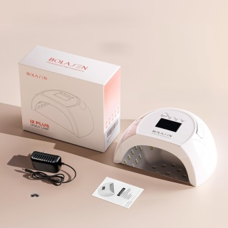 BOLASEN PROFESJONALNA LAMPA UV DO PAZNOKCI ŻELOWYCH PRAWDZIWA LAMPA LED 80W