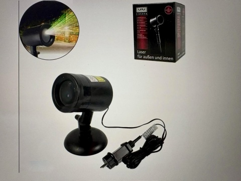 CASAYA PROJEKTOR LASEROWY IP44 OŚWIETLENIE ZEWNĘTRZNE-WEWNĘTRZNE ORYGINALNY