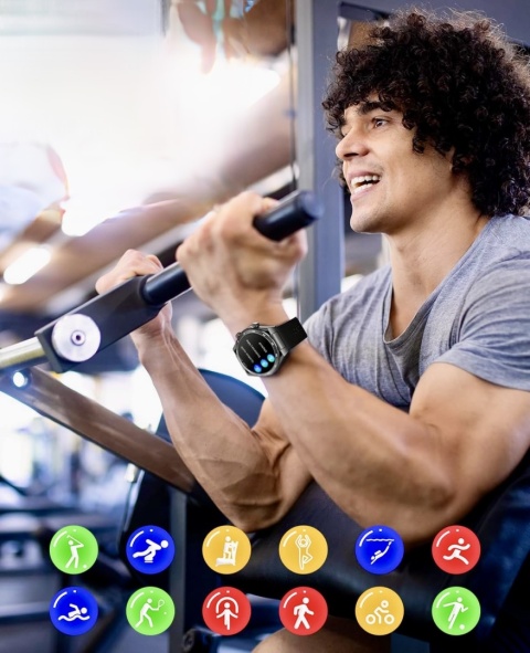 EARLYSINCERE SMARTWATCH Z BLUETOOTH DZWONIENIE 1,39 CALOWY PORZĄDNY