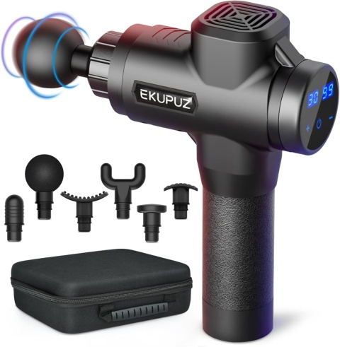 EKUPUZ PISTOLET DO MASAŻU 6 GŁOWIC 30 PRĘDKOŚCI ORYGINALNY