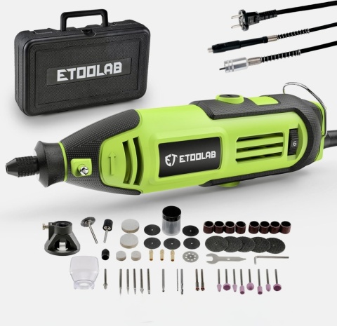 ETOOLAB WIELOFUNKCYJNY ZESTAW PRECYZYJNE NARZĘDZIE OBROTOWE 200W PORZĄDNY