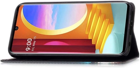 Etui Z Klapką Na Samsung Galaxy A01 Skóra PU 3D Magnetyczne Kot Tygrys