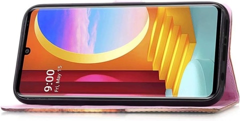 Etui Z Klapką Na Samsung Galaxy A02s A11/M11 Skóra PU 3D Baby Panda