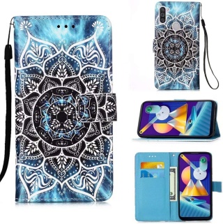 Etui Z Klapką Na Samsung Galaxy A02s Skóra PU 3D Mandala