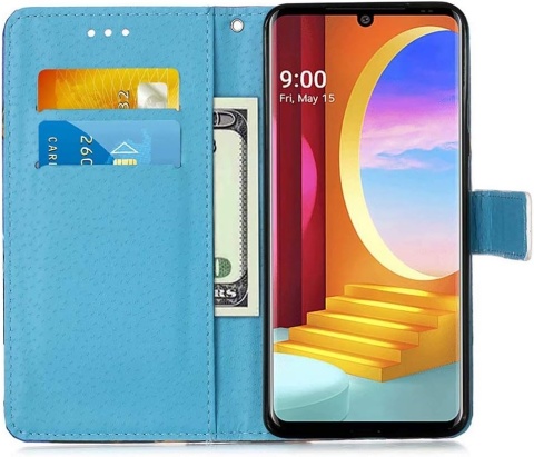 Etui Z Klapką Na Samsung Galaxy A02s Skóra PU 3D Mandala