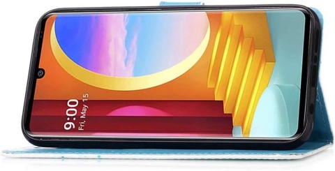 Etui Z Klapką Na Samsung Galaxy A11 M11 Skóra Do Telefonu PU 3D Motyl