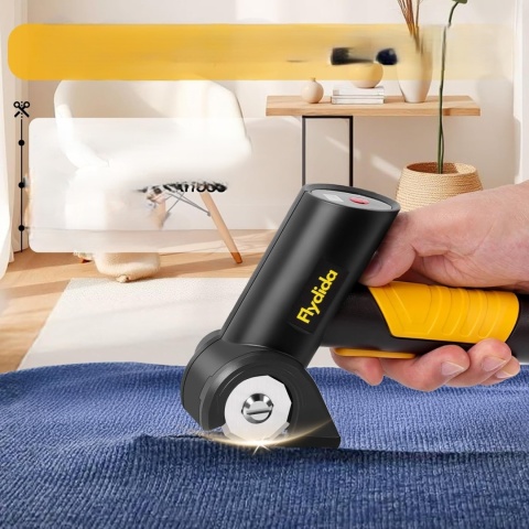 FLYDIDA AKUMULATOROWE NOŻYCZKI DO PAPIERU TEKTURY DYWANÓW SKÓRY 4 V 2 OSTRZA