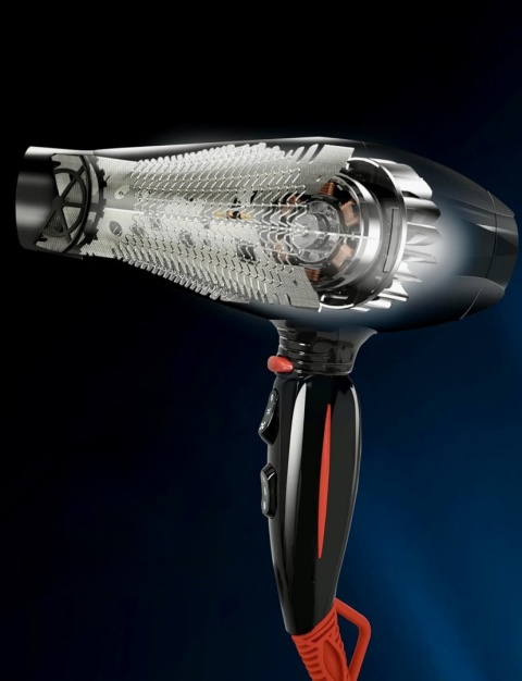 GRT PRO PROFESJONALNA SUSZARKA DO WŁOSÓW JONOWA 2400W Z DYFUZOREM PORZĄDNA