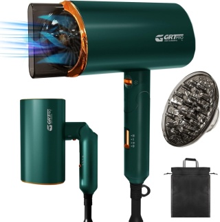 GRT PRO PROFESJONALNA SUSZARKA DO WŁOSÓW SKŁADANA 2200W JONOWA ORYGINALNA