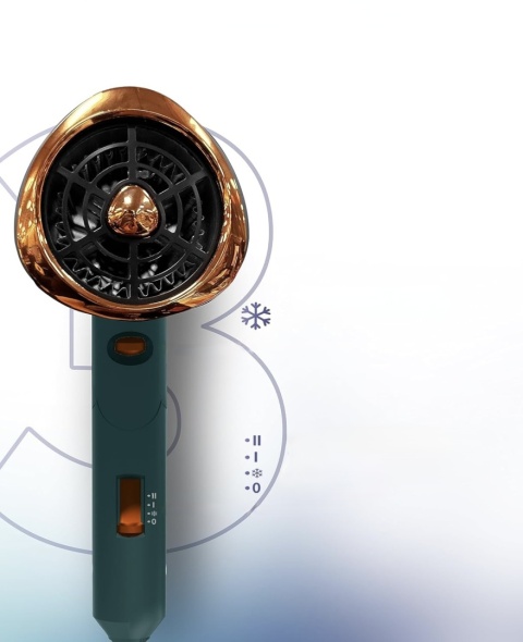 GRT PRO PROFESJONALNA SUSZARKA DO WŁOSÓW SKŁADANA 2200W JONOWA ORYGINALNA