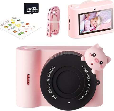 HT APARAT CYFROWY DZIECIĘCY WIFI USB EKRAN DOTYKOWY O PRZEKĄTNEJ 3,0 CALA