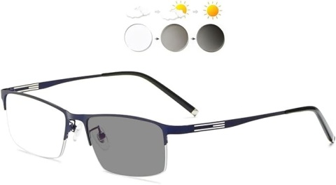 KOOSUFA FOTOCHROMOWE OKULARY DO CZYTANIA DLA MĘŻCZYZN I KOBIET Z OCHRONĄ PRZED UV PRZECIWSŁONECZNE 1.0