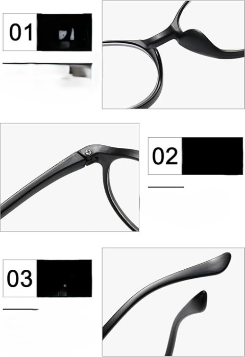 KOOSUFA OKRĄGŁE OKULARY PROGRESYWNE WIELOOGNISKOWE OKULARY DO CZYTANIA UNISEX RETRO 1,0, 1,5, 2,0, 2,5, 3,0, 3,5, 4,0