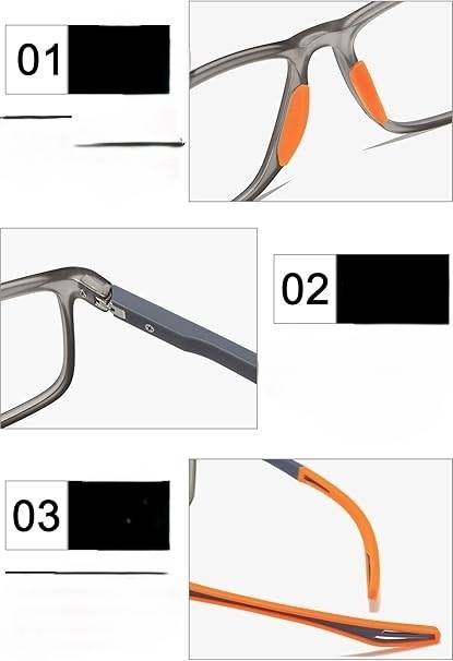 KOOSUFA PROGRESYWNE OKULARY ANTYNIEBIESKIE OKULARY DO CZYTANIA Z OŚWIETLENIEM MĘŻCZYŹNI ULTRALIGHT 1.0