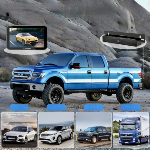 Kamera Cofania Bezprzewodowa VASTEND Solar 1080P 150 Stopni IP69