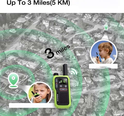 Krótkofalówka Baofeng GT-18 PMR446 3 Szt 16 Kanałów USB Akumulator Latarka