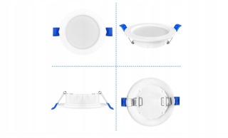 LAMPKI SUFITOWE LED ZESTAW UISEBRT 20x 5W 2700-3200K CIEPŁY BIAŁY