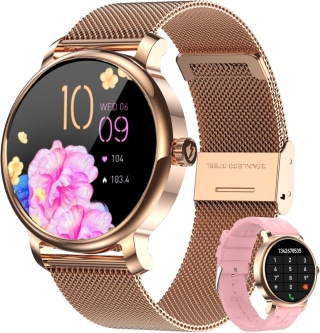 LEMFO DAMSKI INTELIGENTNY SMARTWATCH ZEGAREK DLA ANDROIDA I IOS MONITOR SNU PONAD 120 TRYBÓW SPORTOWYCH