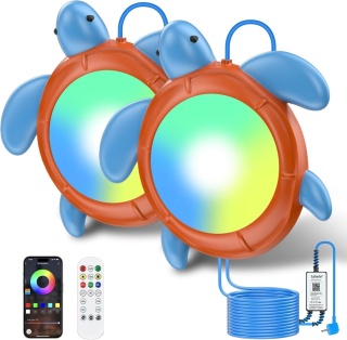 LYLMLE PROJEKTOR BASENOWY LED NAZIEMNY ZE STEROWANIEM APLIKACJĄ M1742