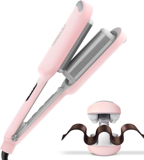 Lokówka Do Włosów Do Fal Do Dużych Loków LED Tymo Rovy HC507P 32mm