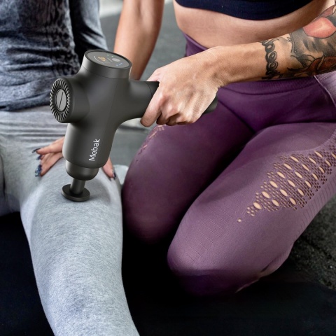 MEBAK 3 ELEKTRYCZNY PISTOLET DO MASAŻU CIAŁA ULGA CICHY 7 GŁOWIC 5 PRĘDKOŚC