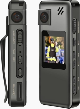 Mini Kamera Na Ciało Hoestr A32 Full Hd 1080P Karta 128 GB Dyktafon