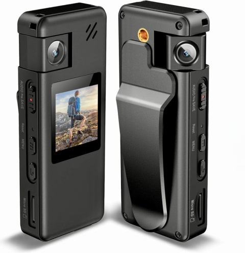 Mini Kamera Na Ciało Hoestr A32 Full Hd 1080P Karta 128 GB Dyktafon