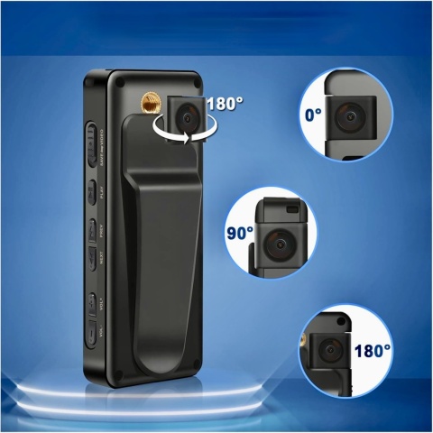 Mini Kamera Na Ciało Hoestr A32 Full Hd 1080P Karta 128 GB Dyktafon