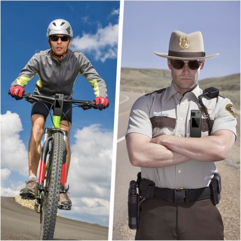 Mini Kamera Na Ciało Hoestr A32 Hd 1080P Karta 128 GB Dyktafon Policyjna