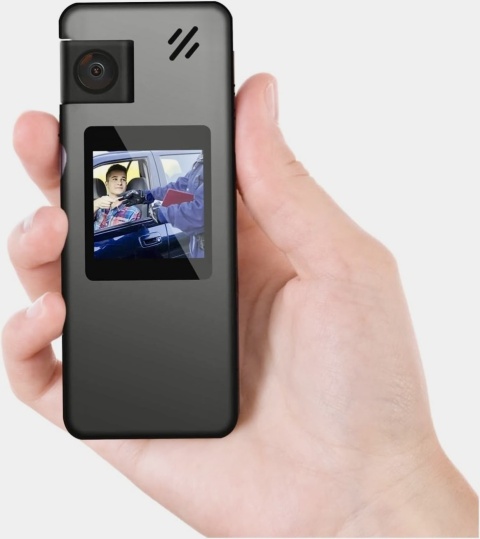 Mini Kamera Na Ciało Hoestr A32 Hd 1080P Karta 128 GB Dyktafon Policyjna