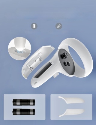 NEXIGO STACJA ŁADOWANIA DO QUEST 2 Z LED 2 AKUMULATORY MAGNETYCZNY KABEL