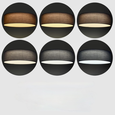 NOWOCZESNA LAMPA SUFITOWA NAVARIS LED OKRĄGŁA Z PILOTEM ZDALNEGO STEROWANIA