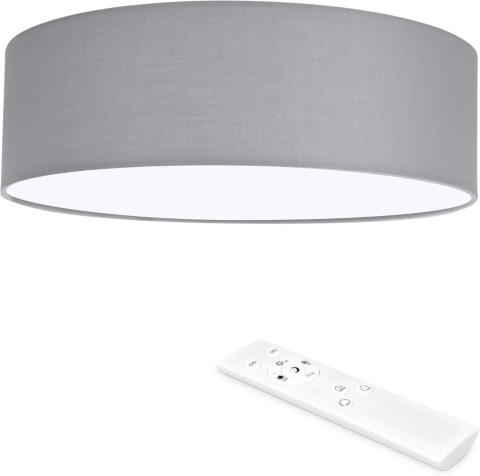 NOWOCZESNA LAMPA SUFITOWA NAVARIS LED OKRĄGŁA Z PILOTEM ZDALNEGO STEROWANIA