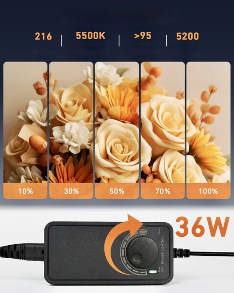 Namiot bezcieniowy DUCLUS studio fotograficzne LED Pudełko do zdjęć 50x50cm