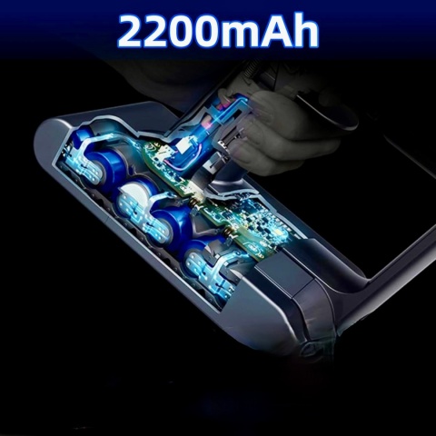 Odkurzacz Bezprzewodowy PDGROW VC2302 350W LED Do Podłóg Twardych Zwierzęta