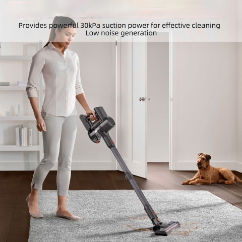 Odkurzacz Bezprzewodowy PDGROW VC2302 350W LED Do Podłóg Twardych Zwierzęta