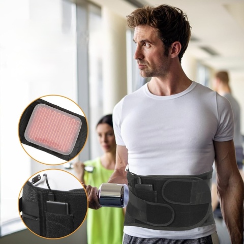 PAS GRZEWCZY Z PODUSZKĄ GRZEWCZĄ POD PLECY XL 5000 mAh ORYGINALNY