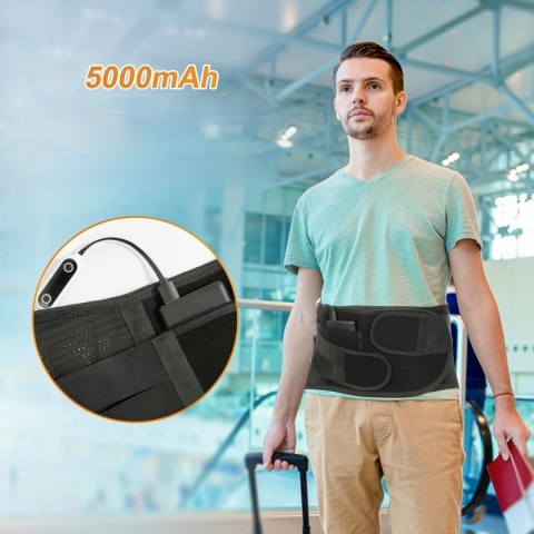 PAS GRZEWCZY Z PODUSZKĄ GRZEWCZĄ POD PLECY XL 5000 mAh ORYGINALNY