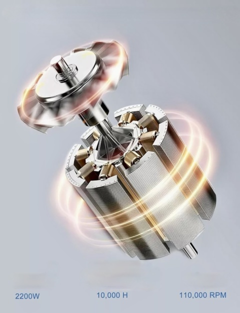 PROFESJONALNA SUSZARKA DO WŁOSÓW GRT PRO BL-F02 Z DWUWARSTWOWYM DYFUZOREM