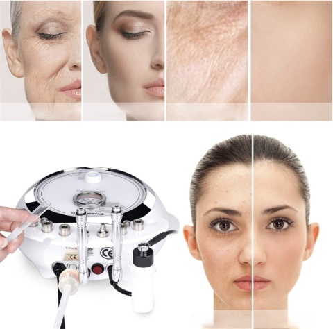 PROFESJONALNE URZĄDZENIE DO DERMABRAZJI DIAMENTOWEJ DO MIKRODERMABRAZJI 3w1