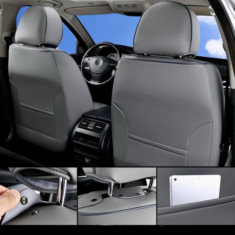 Pokrowce na przednie siedzenia samochodowe Coverado 2 Sztuki Skóra Przód