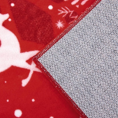 Dywan Święta Boże Narodzenie Carvapet Dywanik 60 x 300 cm Antypoślizgowy