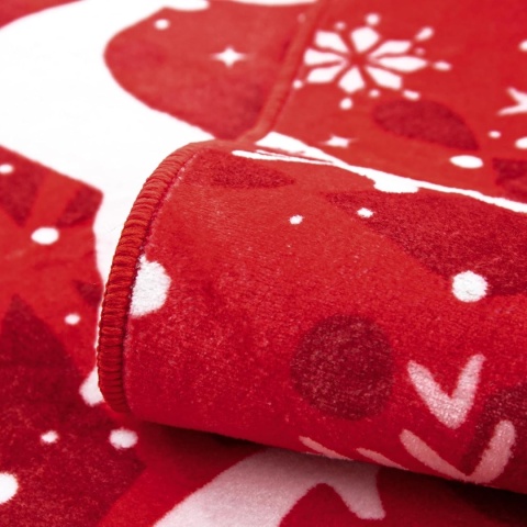 Dywan Święta Boże Narodzenie Carvapet Dywanik 60 x 300 cm Antypoślizgowy