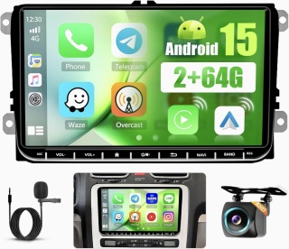 Radio Samochodowe Android Caplay Hikity GOLF 5 6 PASSAT B6 B7 TIGUAN TOURAN