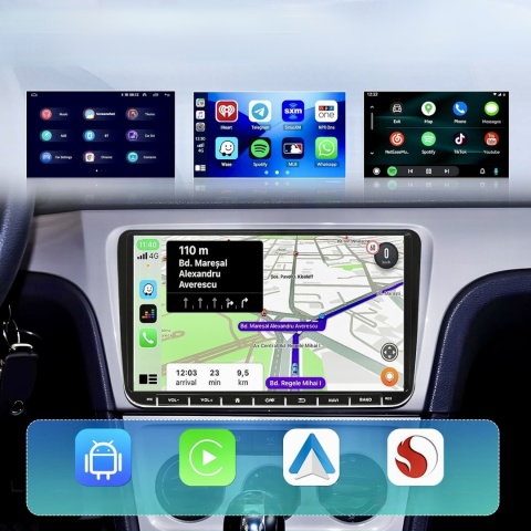 Radio Samochodowe Android Caplay Hikity GOLF 5 6 PASSAT B6 B7 TIGUAN TOURAN