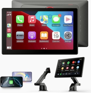 Radio Samochodowe Monitor Ekran Bezprzewodowy Radioodtwarzacz Dotykowy