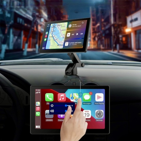 Radio Samochodowe Monitor Ekran Bezprzewodowy Radioodtwarzacz Dotykowy