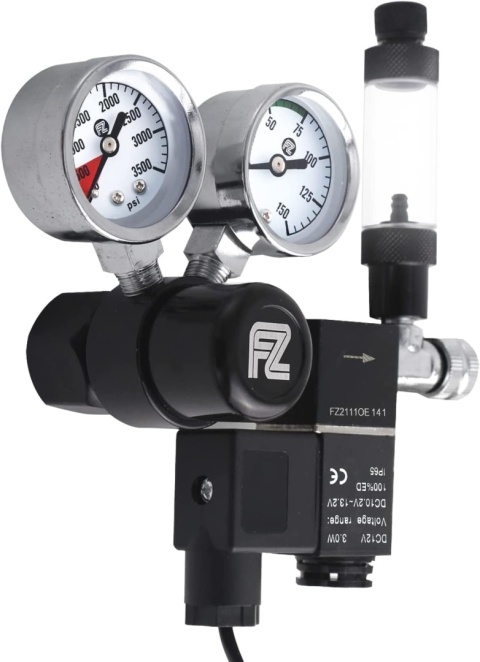 Reduktor CO2 do AKWARIUM Licznik Bąbelków Regulator Akwarystyczny Manometry