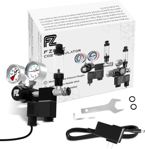 Reduktor CO2 do AKWARIUM Licznik Bąbelków Regulator Akwarystyczny Manometry